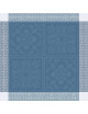 4 serviettes de table Harmonie bleu Garnier Thiebaut