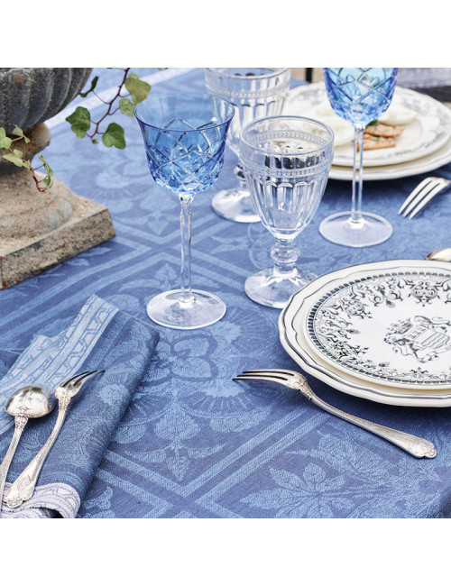 Nappe Harmonie Bleu Garnier Thiebaut - 3 tailles