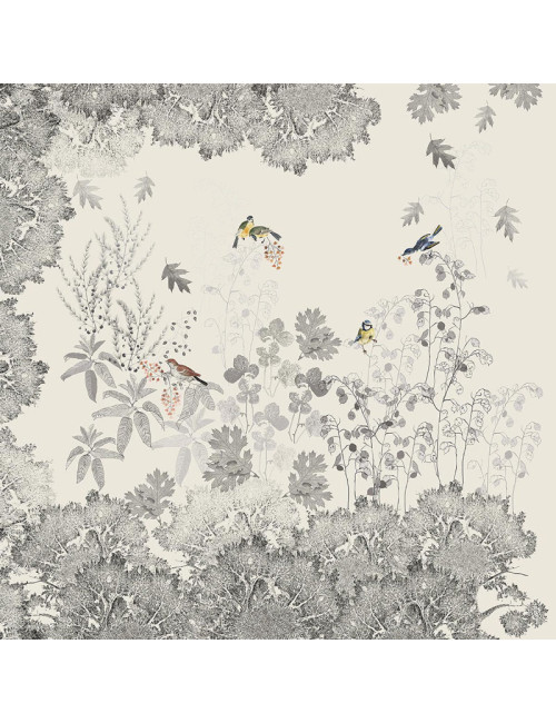 Nappe Monochrome fusain Garnier Thiebaut - 4 tailles