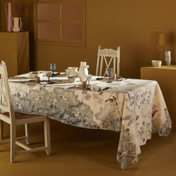 Nappe Monochrome fusain Garnier Thiebaut - 4 tailles