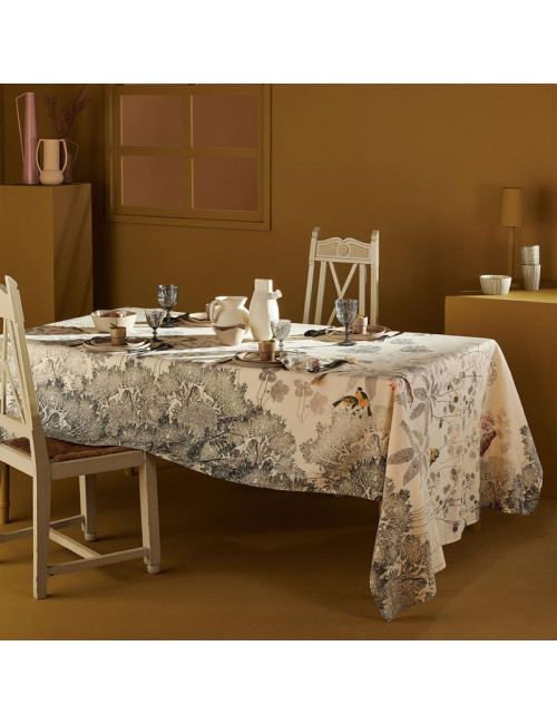 Nappe Monochrome fusain Garnier Thiebaut - 4 tailles