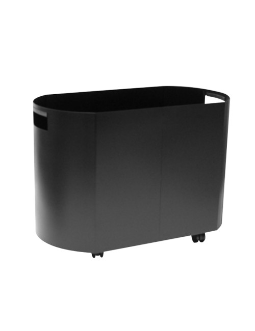 Porte buches oblong réserve à bois Reignoux en acier