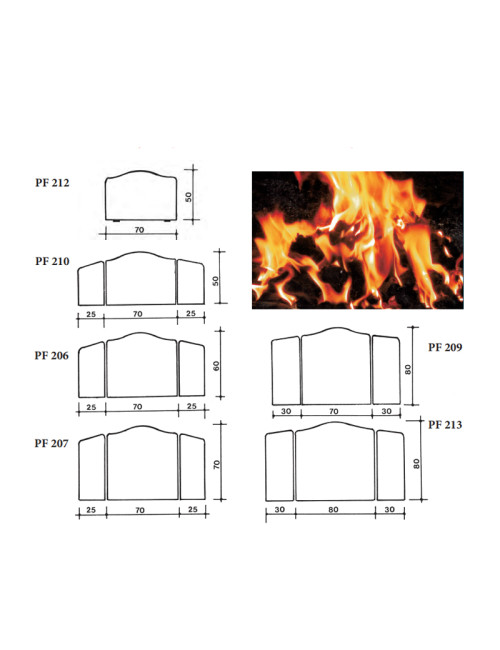 Pare feu Reignoux collection Rustique - 6 tailles