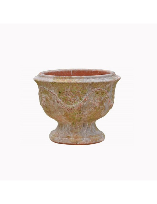 Vase coupe Anduze vieillie patine Terre Figuière