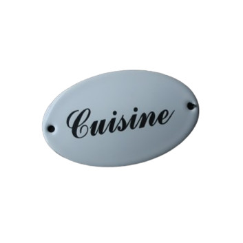Plaque émaillée Cuisine Email Replica 5.5x9cm