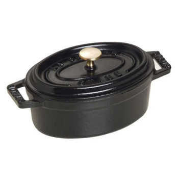 2 mini cocottes en fonte 11cm Staub - 2 coloris