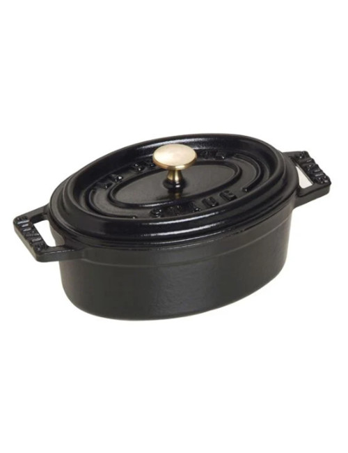 2 mini cocottes en fonte 11cm Staub - 2 coloris