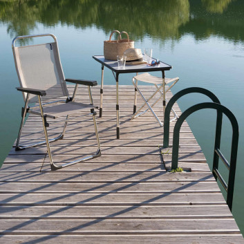 Table Fidji Lafuma Mobilier stratifié aluminium