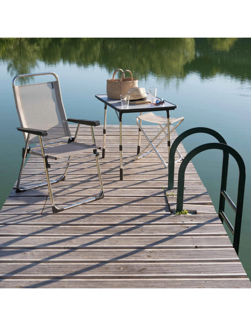 Table Fidji Lafuma Mobilier stratifié aluminium