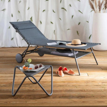 Bain de soleil Lafuma Mobilier Miami II haut - 4 coloris