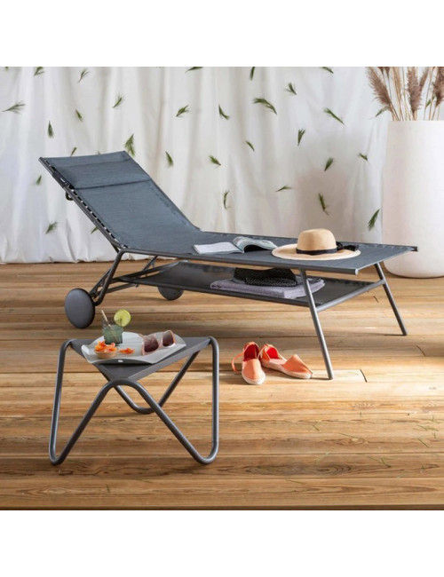 Bain de soleil Lafuma Mobilier Miami II haut - 4 coloris