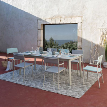 Table de repas extensible Lafuma Mobilier ORON alu - 2 tailles 2 coloris
