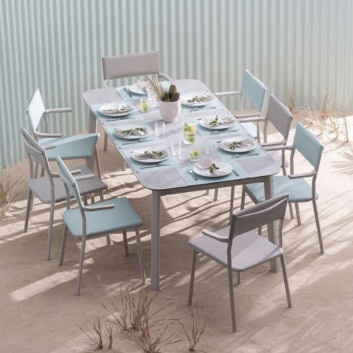 Table de repas extensible Lafuma Mobilier ORON hpl - 2 tailles 3 coloris