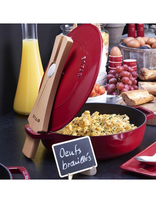 Repose couvercle en bois STAUB