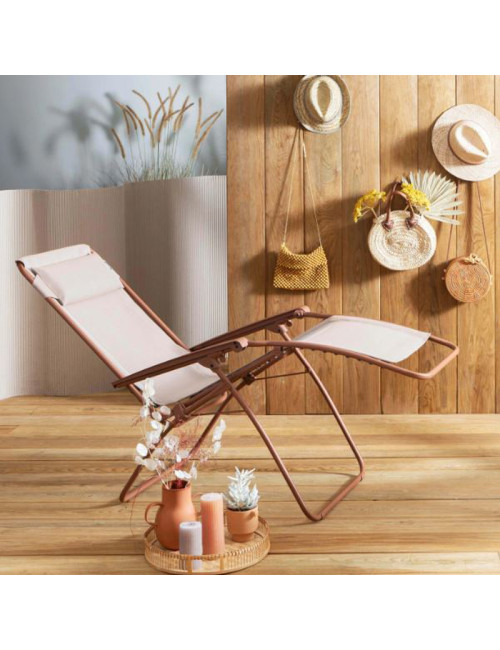 Fauteuil relax Lafuma Mobilier R CLIP Natura pistil - 11 coloris
