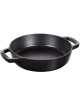 Poêle Staub en fonte 2 poignées - 2 coloris 3 tailles