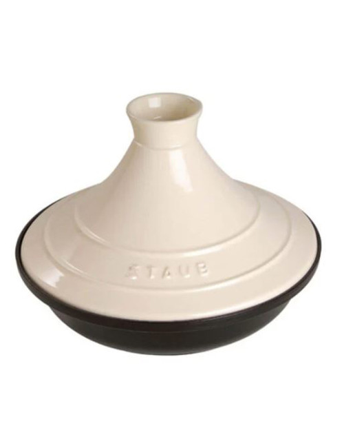 Tajine en fonte Staub 20cm crème
