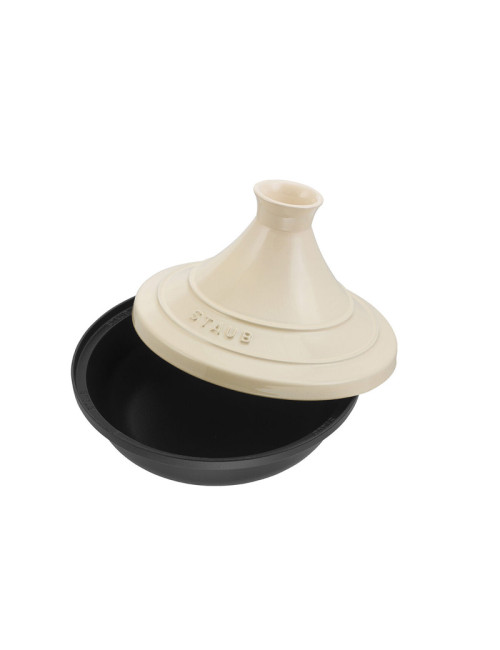 Tajine en fonte Staub 20cm crème