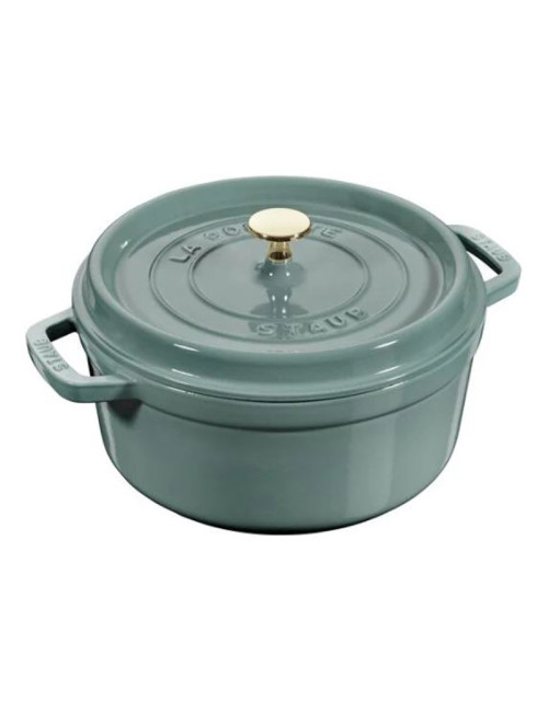 Cocotte ronde Staub en fonte Eucalyptus - 3 diamètres