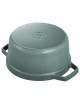 Cocotte ronde Staub en fonte Eucalyptus - 3 diamètres