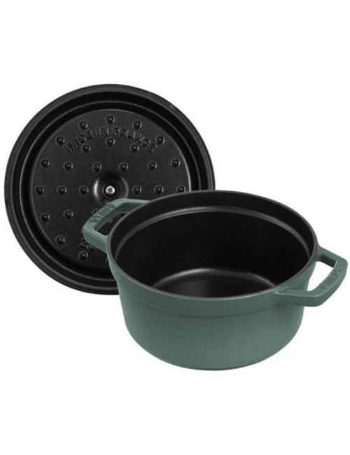 Cocotte ronde Staub en fonte Eucalyptus - 3 diamètres