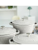 Cocotte motifs Staub - 2 coloris 2 tailles