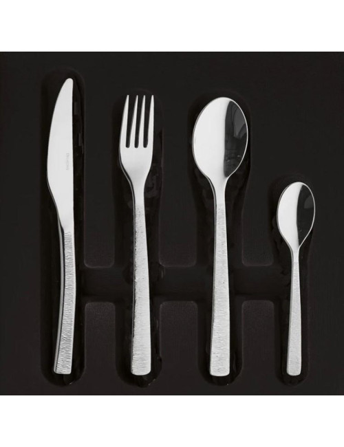 Ecrin 124 couverts Astrée Ciselé Miroir DEGRENNE