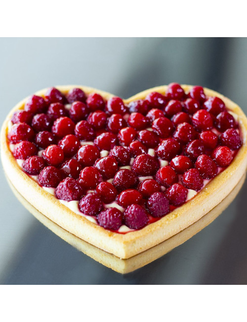Cercles à tarte cœur De Buyer - 4 tailles