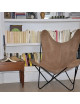 Housse Lodge Airborne croute de cuir pour fauteuil AA