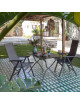 Table Anytime Fusain LAFUMA MOBILIER - 2 tailles