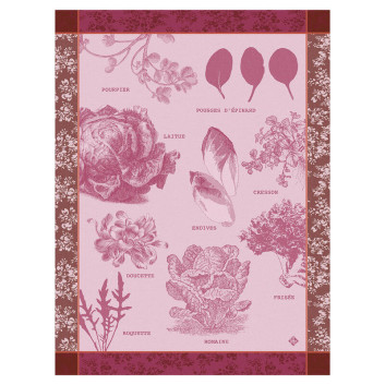 Torchon Salades Illustrées Le Jacquard Français - 3 coloris