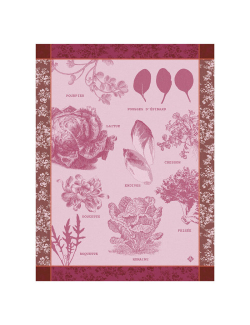 Torchon Salades Illustrées Le Jacquard Français - 3 coloris