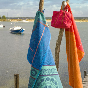 Drap de plage Holi coton Le Jacquard Français - 2 coloris