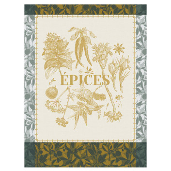 Torchon Epices Le Jacquard Français en coton - 2 coloris