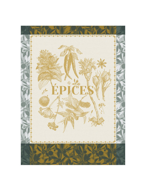 Torchon Epices Le Jacquard Français en coton - 2 coloris