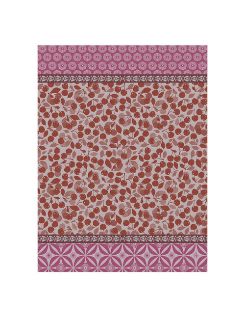 Torchon Cerises Le Jacquard Français en coton - 3 coloris