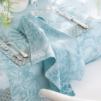 4 serviettes de table Jardin d'Eden Le Jacquard Français - 3 coloris