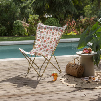 Fauteuil Lafuma Mobilier Maxi Pop Up airlon Rétro Bronzor