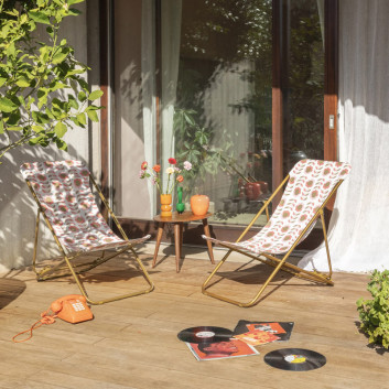 Transat Transatube 2 Lafuma Mobilier Airlon Rétro Bronzor