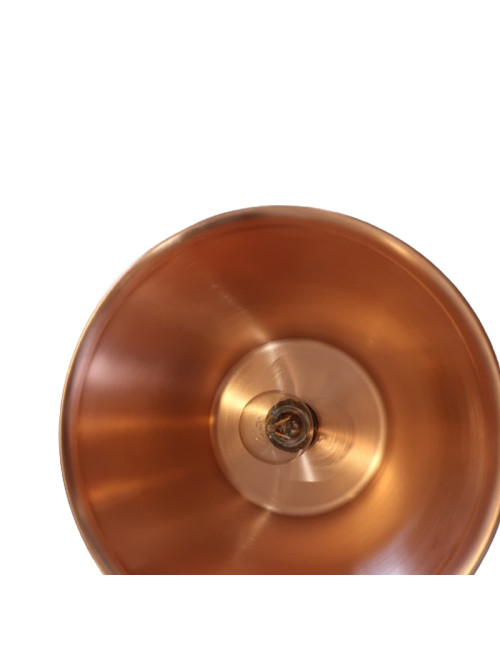 Suspension ronde cuivre lisse Baumalu 26cm bassine à gelée