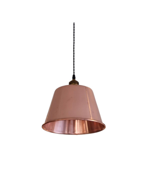 Suspension ronde cuivre lisse Baumalu 26cm bassine à gelée