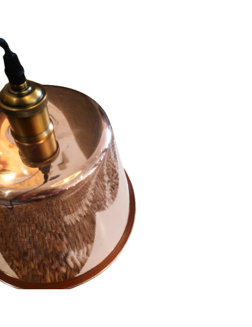 Suspension ronde cuivre lisse Baumalu 26cm bassine à gelée