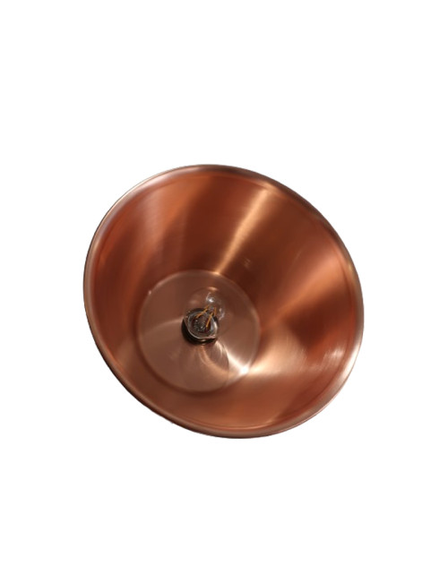 Suspension ronde cuivre lisse Baumalu 26cm bassine à gelée