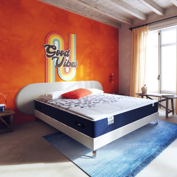 Matelas Dunlopillo ALCYONE Mousse Multi Alvéolaires H25cm - 7 tailles