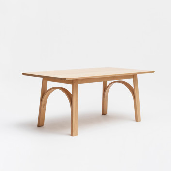 Table à manger fixe Arch Drugeot Manufacture chêne massif - 3 tailles