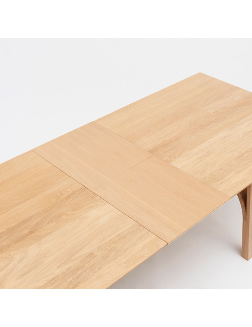 Table à manger extensible Arch Drugeot Manufacture chêne massif - 2 tailles