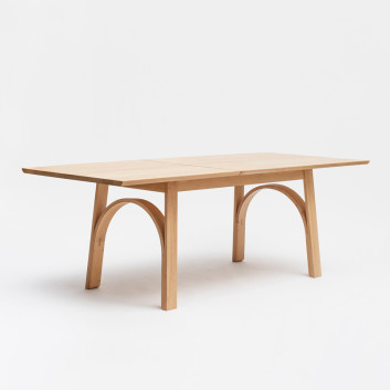 Table à manger extensible Arch Drugeot Manufacture chêne massif - 2 tailles
