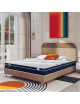 Matelas Dunlopillo ALDEBARAN Hybride Ressorts mouse à mémoire H28cm - 6 tailles
