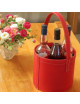 Seau porte bouteille midibar QUATRO en cuir Midipy - 4 coloris