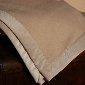 Couverture en 100% cachemire Midipy naturel beige - 3 tailles
